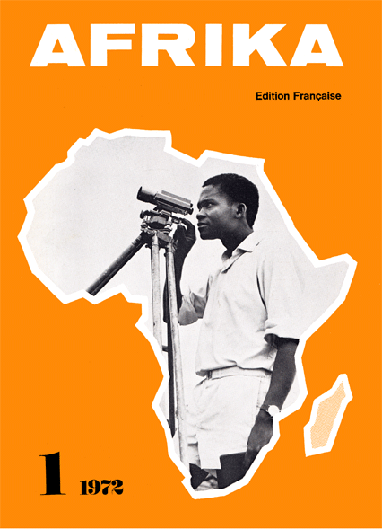 Afrika, issue 1/1972, vol. XIII, no. 1, 1972, p. 9-12;