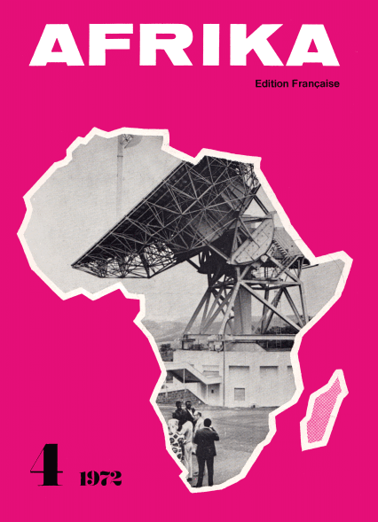 Afrika, issue 4/1972, vol. XIII, no. 4, 1972, p. 15-17;