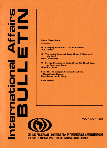 International Affairs Bulletin, vol. 4, no. 1, 1980, p. 42-54;