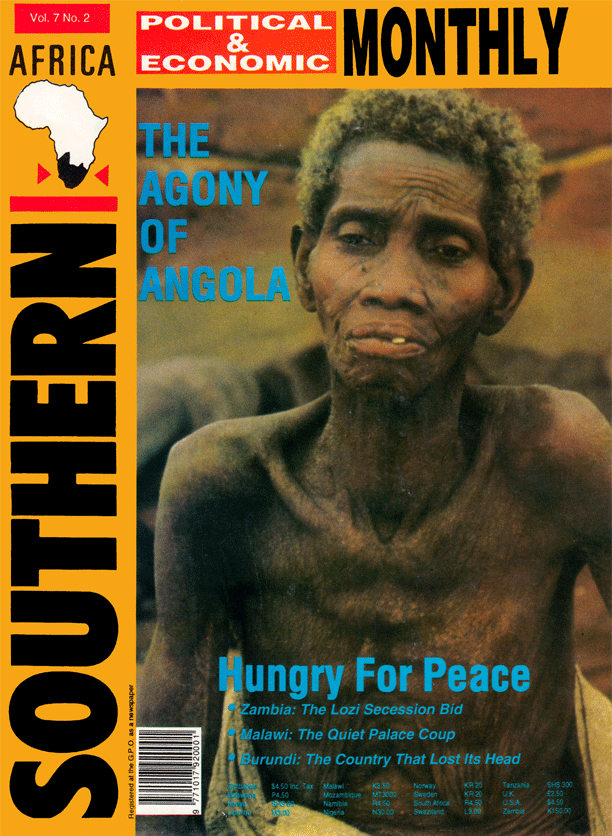 Southern Africa Political & Economic Monthly (SAPEM), issue November 1993, vol. 7, no. 2, 1993, p. 60-63;