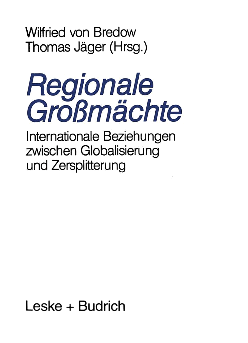 Regionale Großmächte, 1994, p. 89-101;
