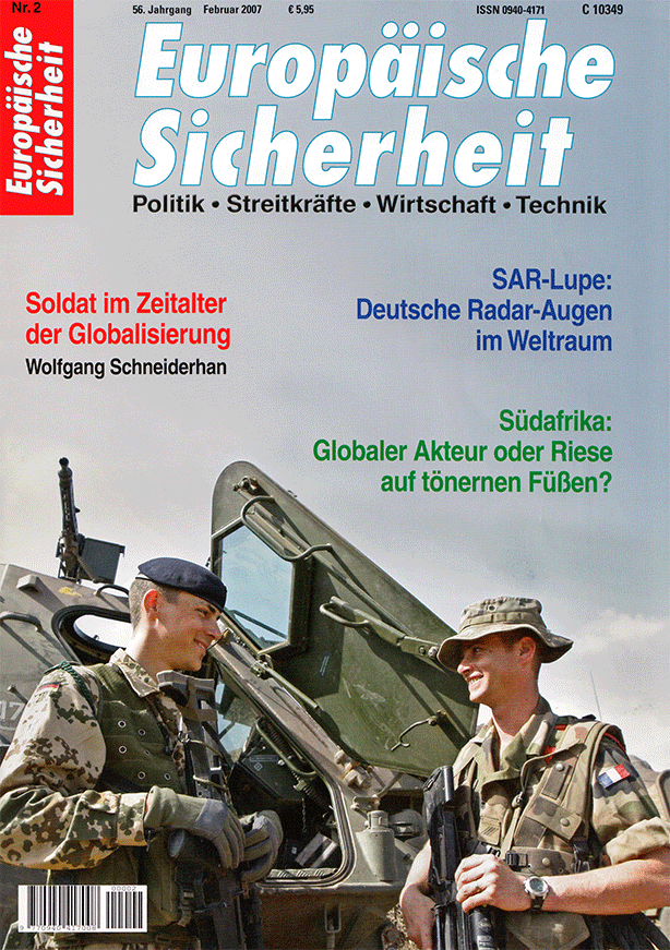 Europäische Sicherheit, issue Februar 2007, vol. 56, no. 2, 2007, p. 21-28;