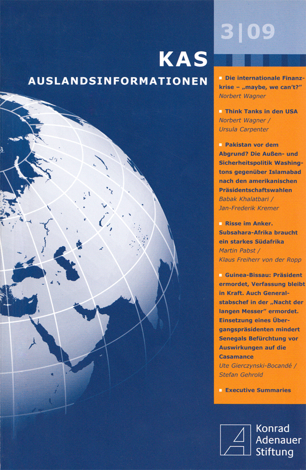 KAS-Auslandsinformationen, issue 3/09, vol. 25, no. 3, 2009, p. 66-75;